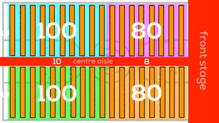 centre aisle
frontstage
10
10
10
8
80
80100
100
 