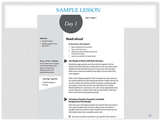 SAMPLE LESSON
12
 