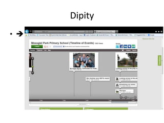 Dipity
•  www.dipity.com/
 