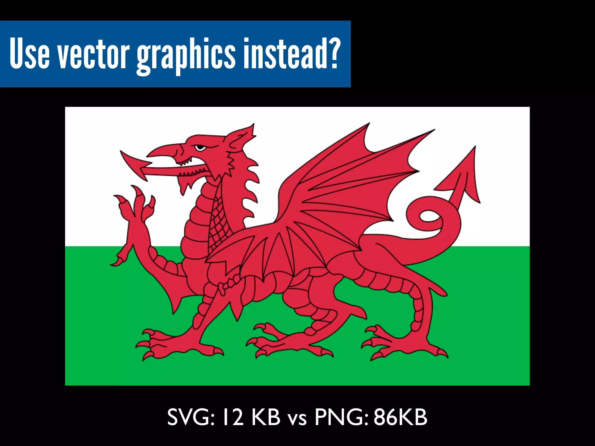 Use vector graphics instead?
SVG: 12 KB vs PNG: 86KB
 