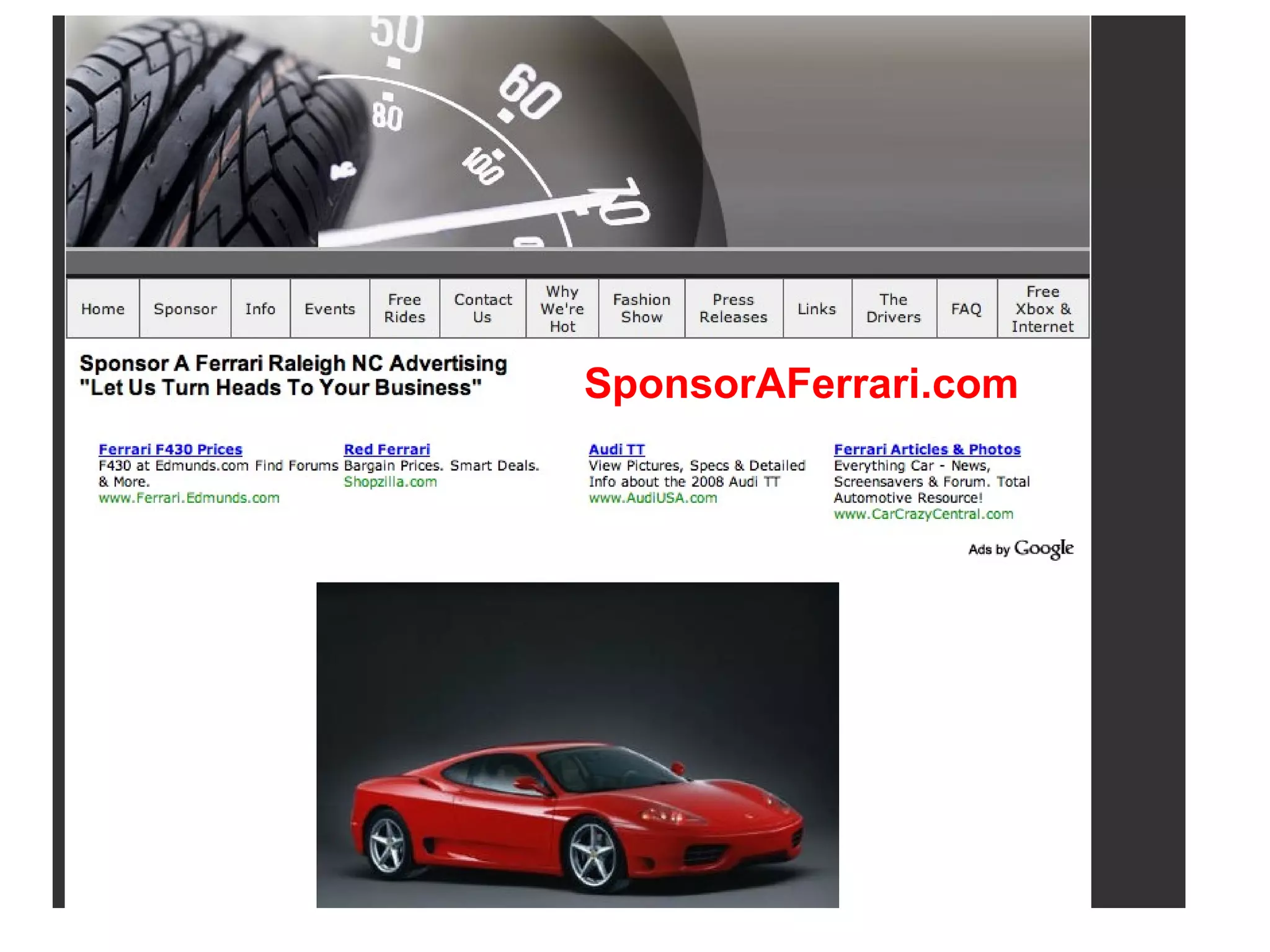 SponsorAFerrari.com 