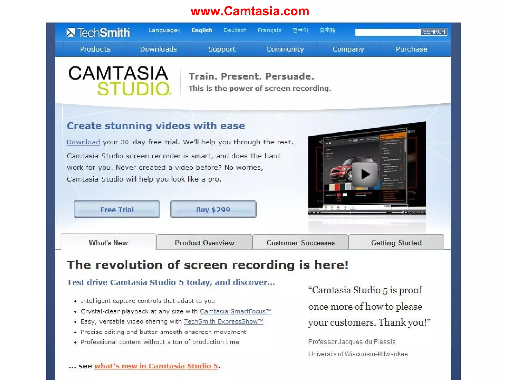 www.Camtasia.com 