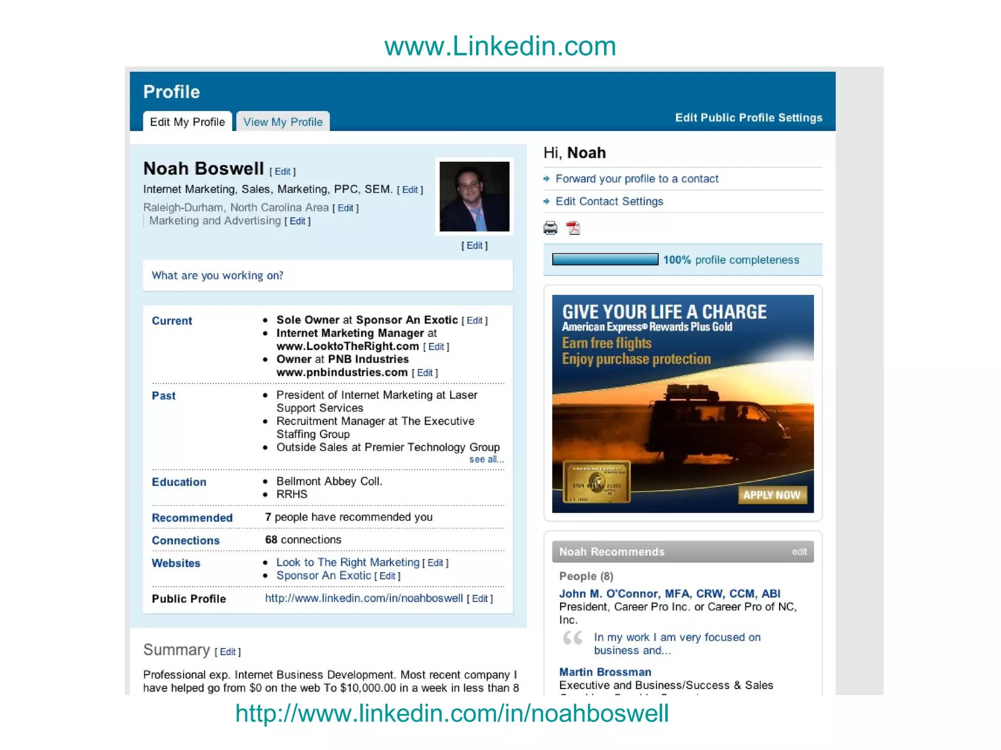 www.Linkedin.com http://www.linkedin.com/in/noahboswell 