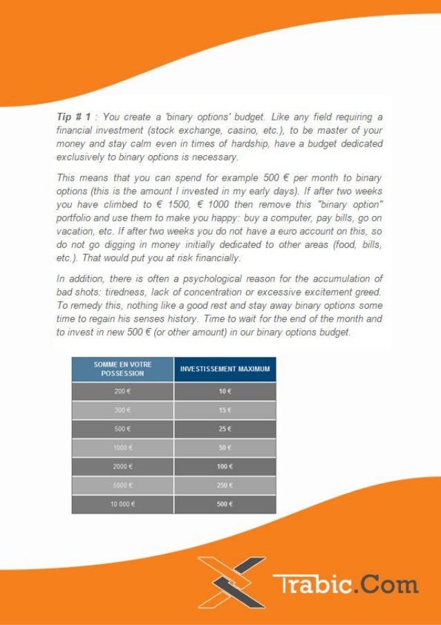 making money through binary options
