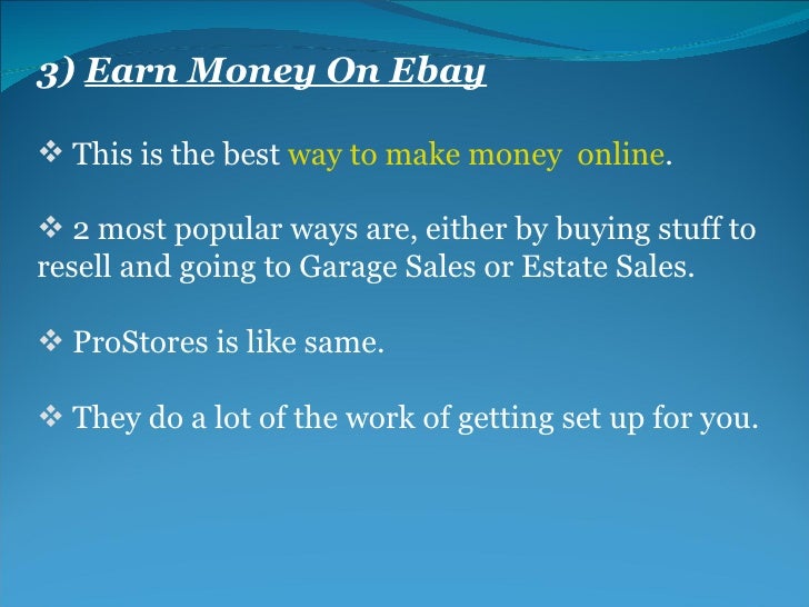 Making Money Fast Tips