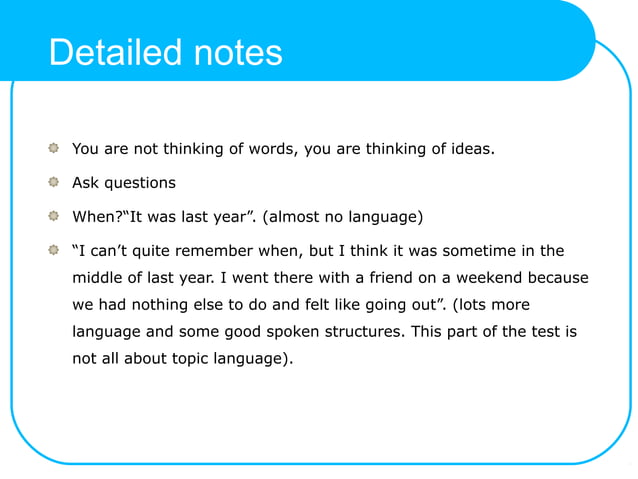 Making notes on cue cards | PPT