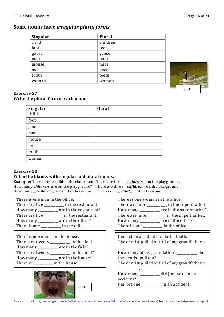 making nouns plural tornado plural form