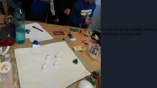 In this photo we started making
the forest of Calar Alto.
 