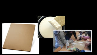 STEP 1:
We Painted the paperboard with a White paint to
similares the color of the snow
 