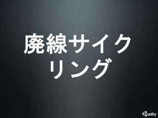 廃線サイク 
リング 
 