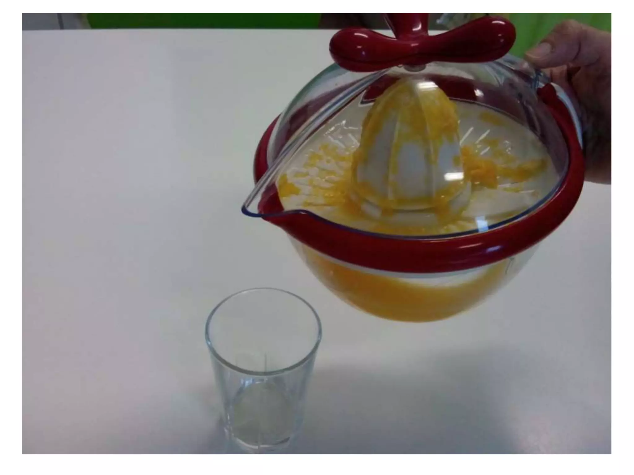 Making of orange juice - work skill