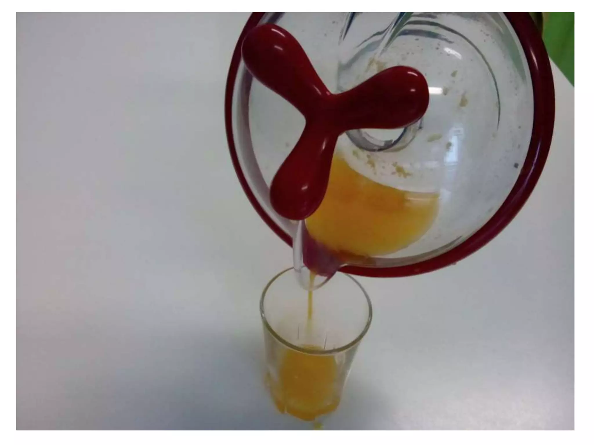 Making of orange juice - work skill