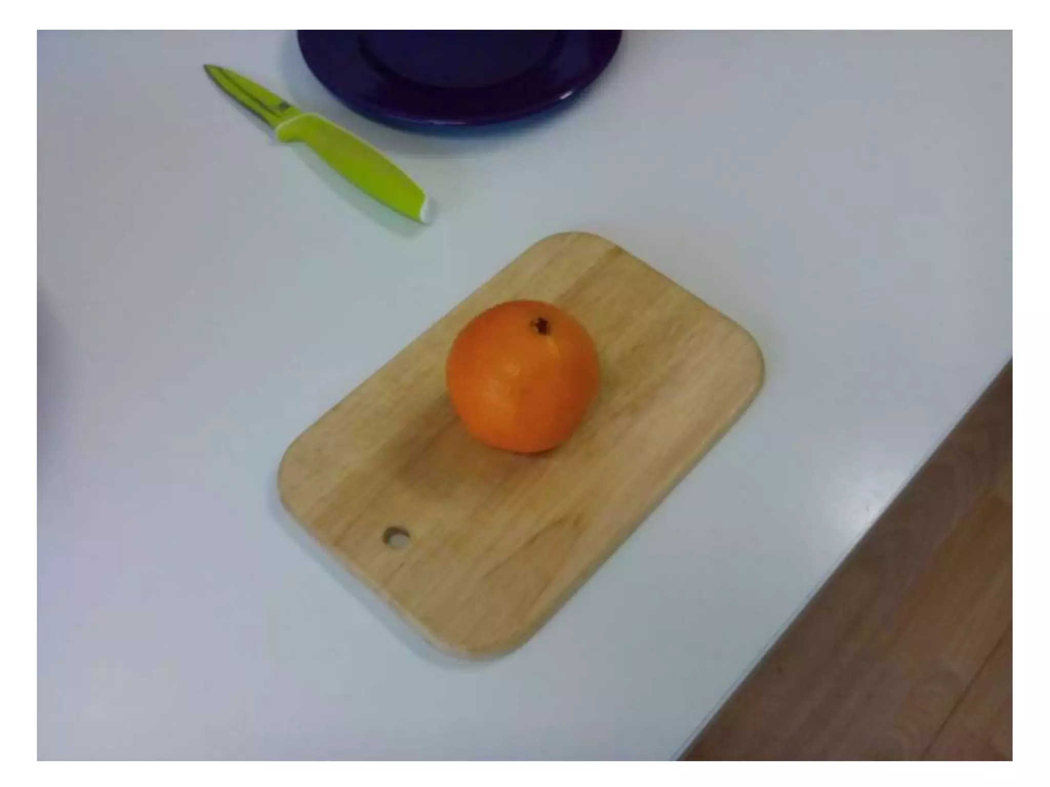 Making of orange juice - work skill