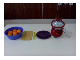 Making of orange juice - work skill