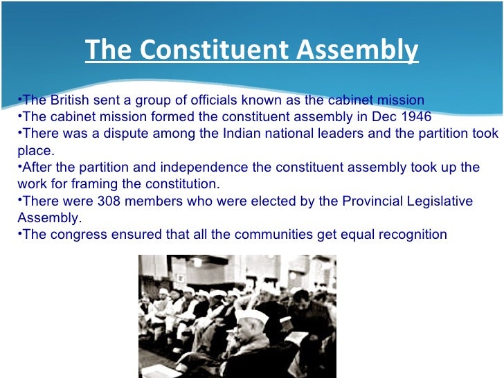 Making of the constitution