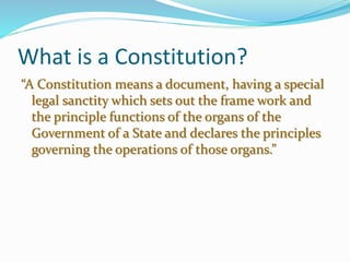 Making of the indian constitution