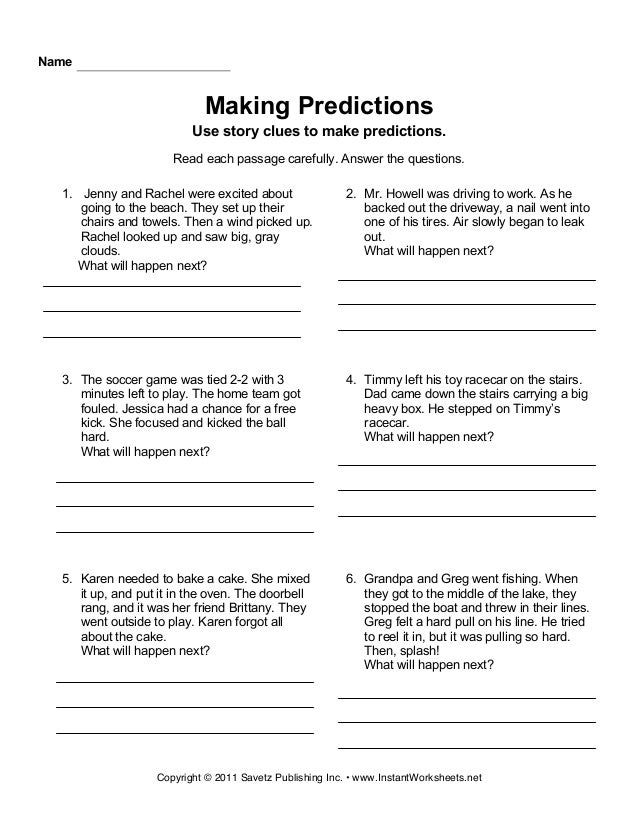 Making Predictions Making Predictions