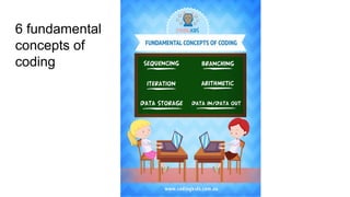 6 fundamental
concepts of
coding
 