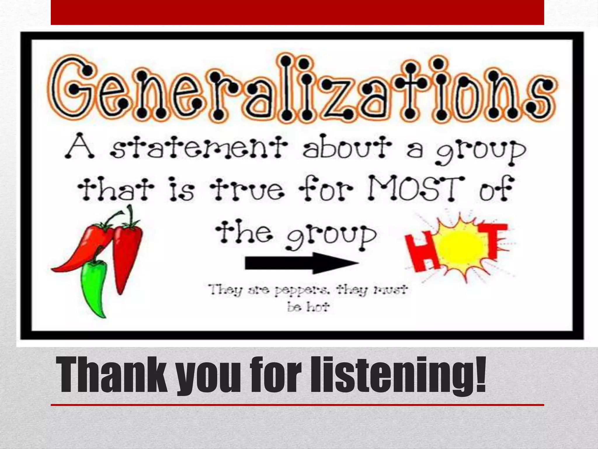 Thank you for listening!
 