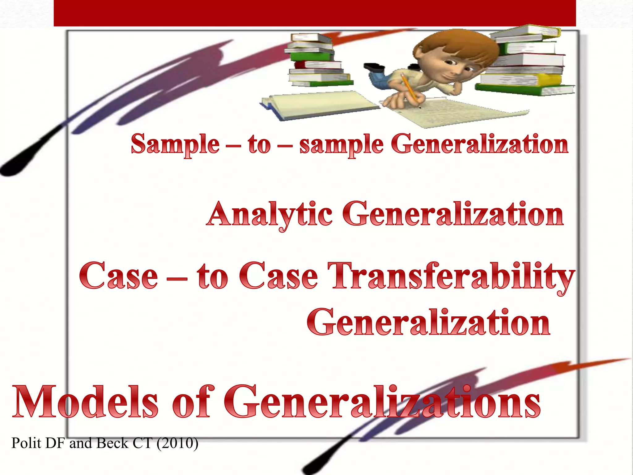 Polit DF and Beck CT (2010)
 