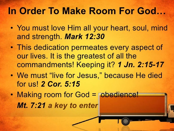 Making Room For God