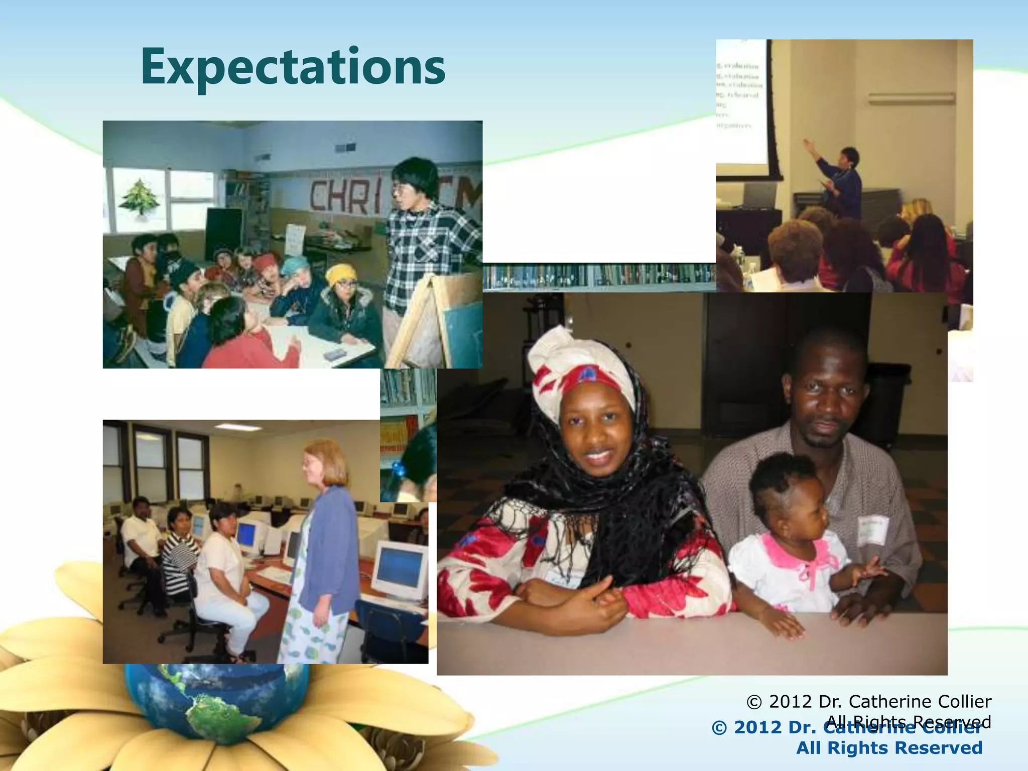 Expectations




                  © 2012 Dr. Catherine Collier
               © 2012 Dr. CatherineReserved
                           All Rights Collier
                       All Rights Reserved
 