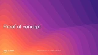 SUMMIT © 2019, Amazon Web Services, Inc. or its affiliates. All rights reserved.
Proof of concept
 