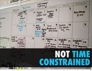 ﬂickr.com - Day [009] Schedule by Sadie Hernandez




   NOT TIME
CONSTRAINED
                                                     27
 