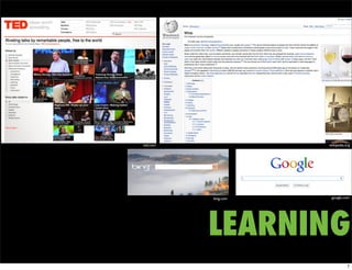 ted.com              wikipedia.org`




          bing.com    google.com`




          LEARNING
                                7
 