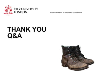 Academic excellence for business and the professions 
THANK YOU 
Q&A 
