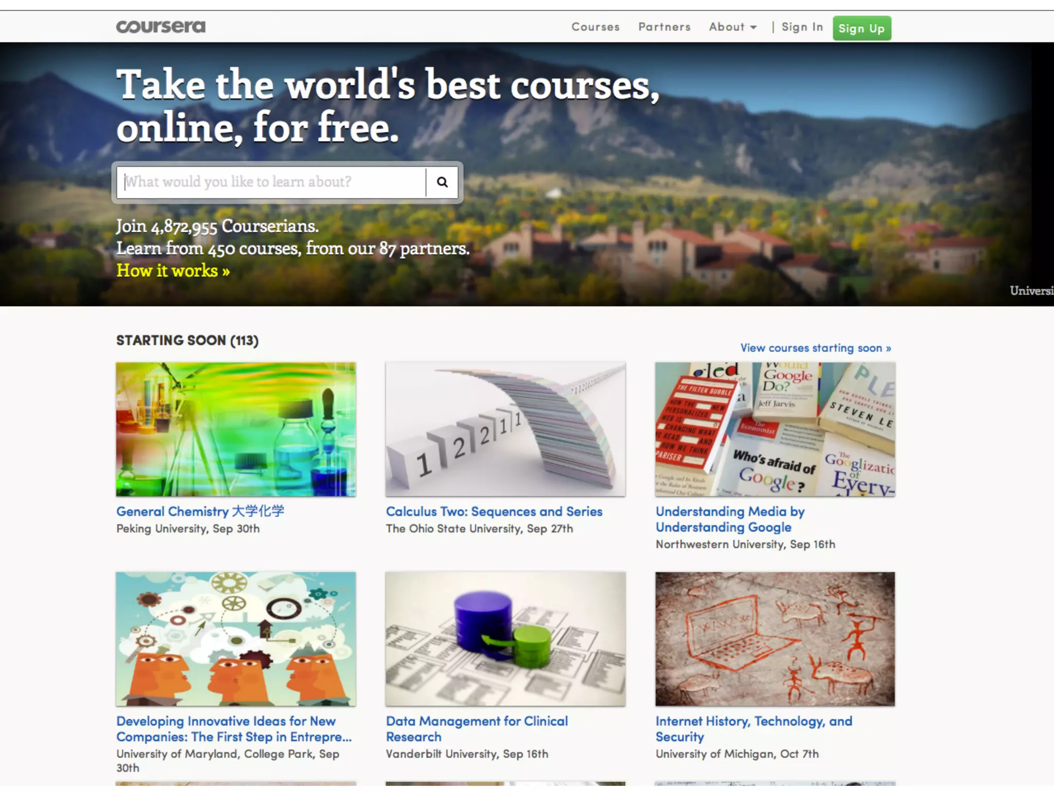 MooC
•  Coursera.com	
  
•  Code	
  Adademy	
  
 