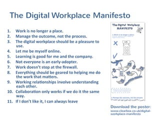 Making sense of your Digital Workplace