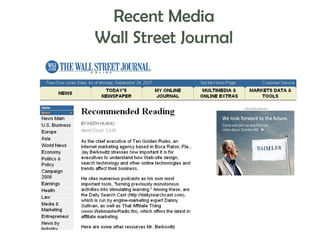 Recent Media
Wall Street Journal

 