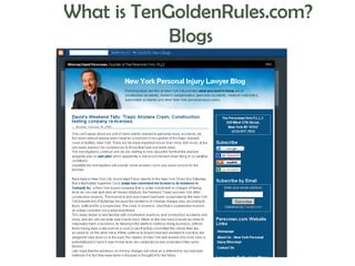 What is TenGoldenRules.com?
Blogs

 