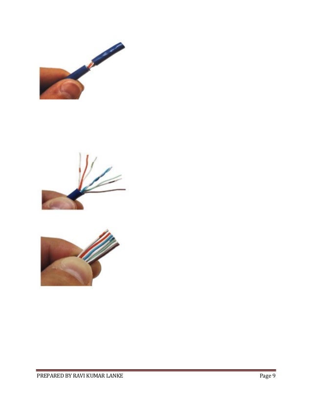Making stright and crossover cables and crimping