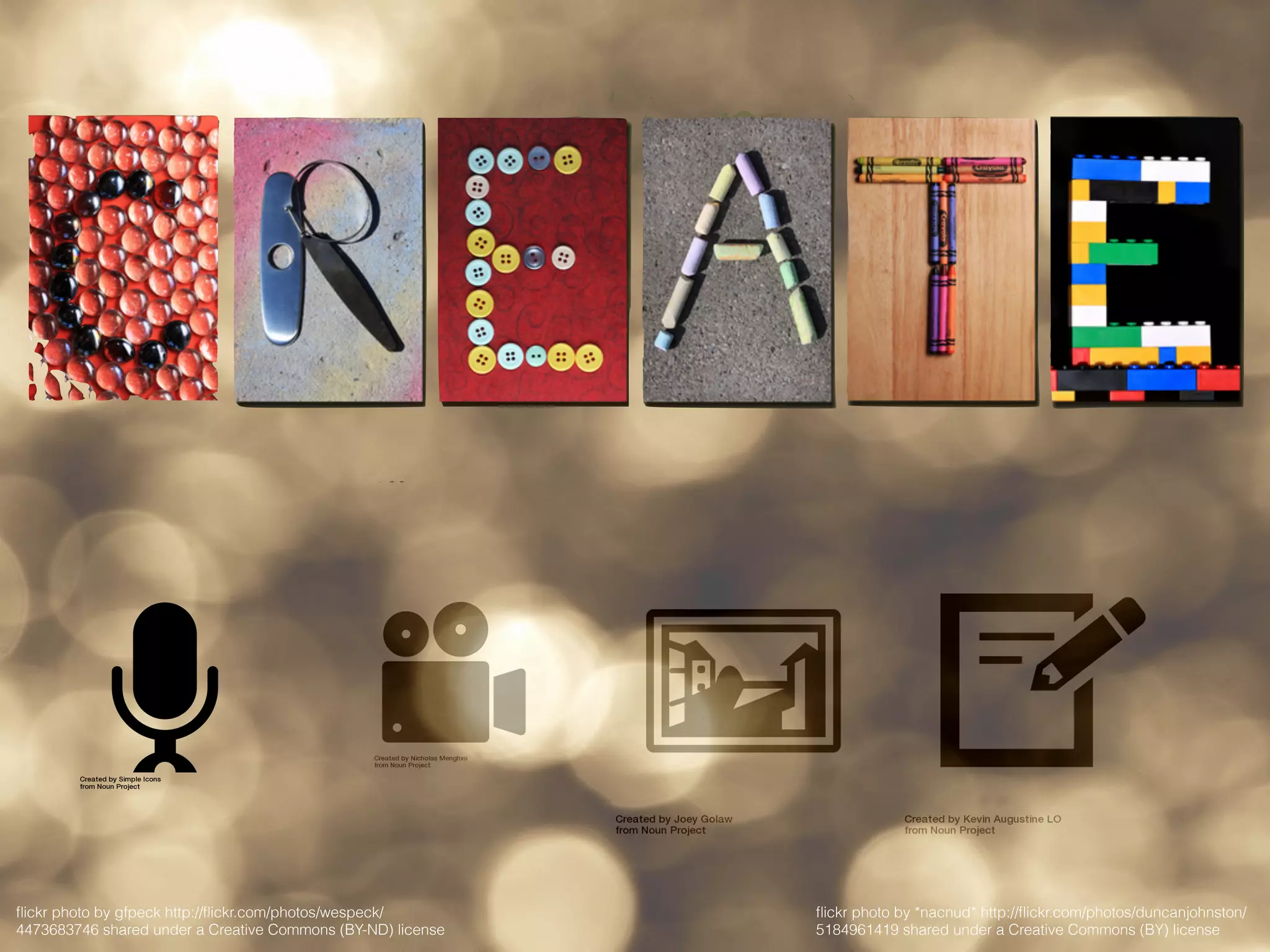 ﬂickr photo by gfpeck http://ﬂickr.com/photos/wespeck/
4473683746 shared under a Creative Commons (BY-ND) license
ﬂickr photo by *nacnud* http://ﬂickr.com/photos/duncanjohnston/
5184961419 shared under a Creative Commons (BY) license
 