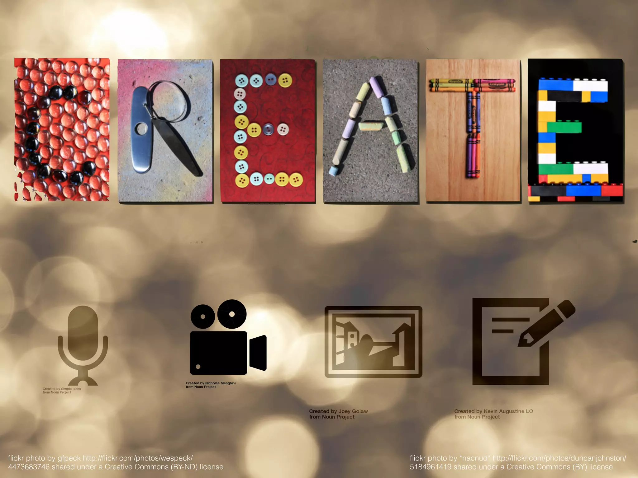 ﬂickr photo by gfpeck http://ﬂickr.com/photos/wespeck/
4473683746 shared under a Creative Commons (BY-ND) license
ﬂickr photo by *nacnud* http://ﬂickr.com/photos/duncanjohnston/
5184961419 shared under a Creative Commons (BY) license
 