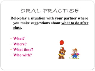 Making suggestions | PPT