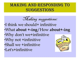 Suggesting Tips Making suggestions | ODP