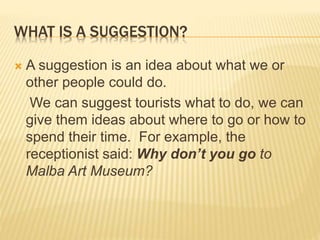 Making suggestions and giving advice | PPTX