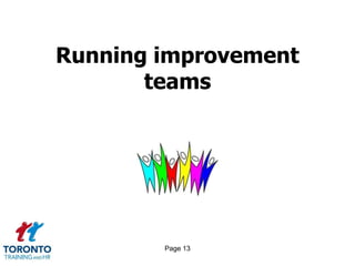 Page 11Quality training for teams