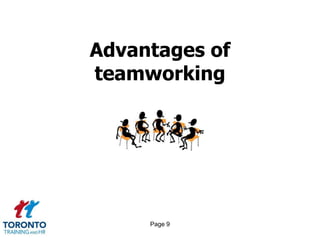Page 7What can be achieved by teamworking?