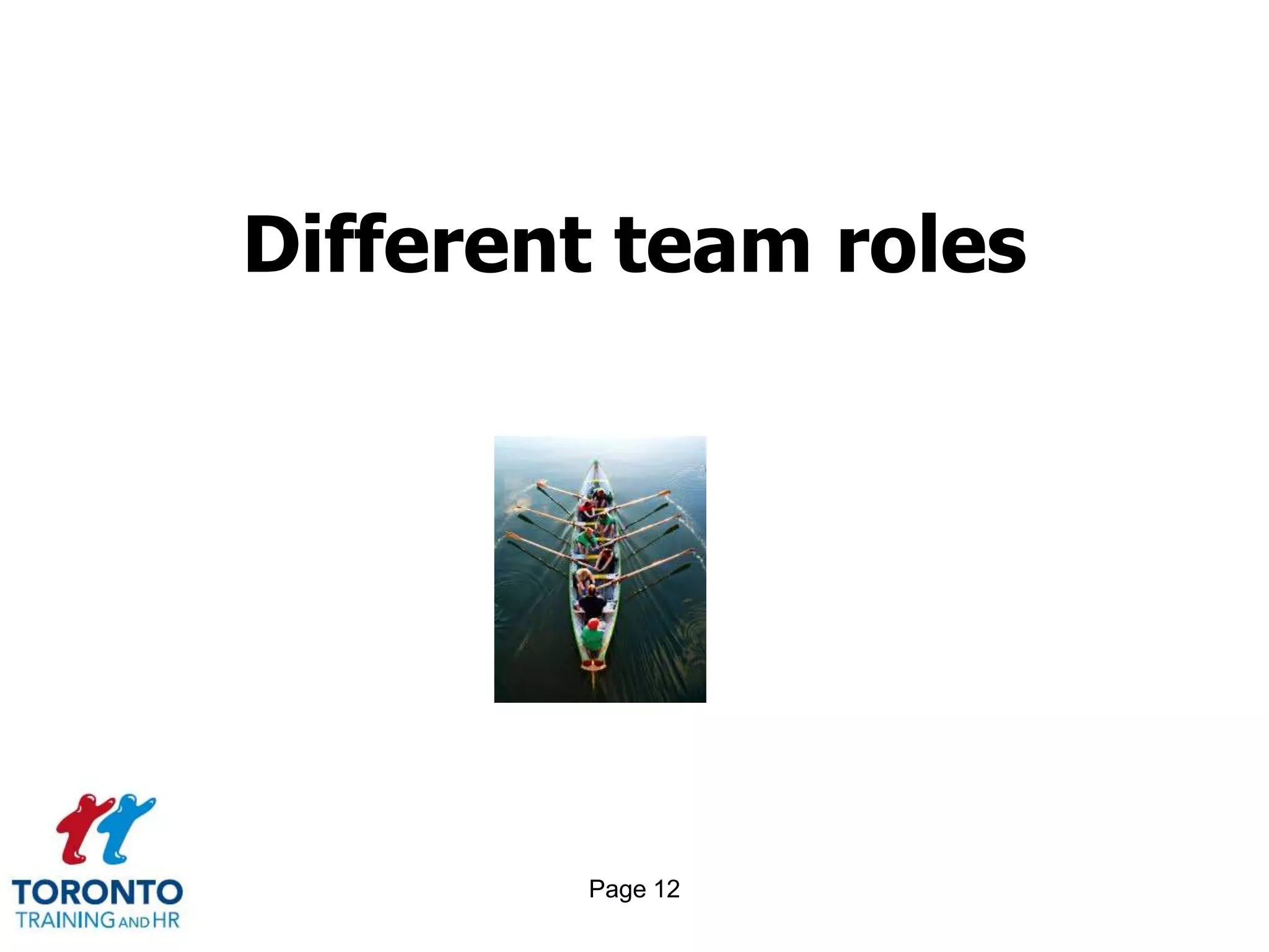 Different team roles




        Page 12
 