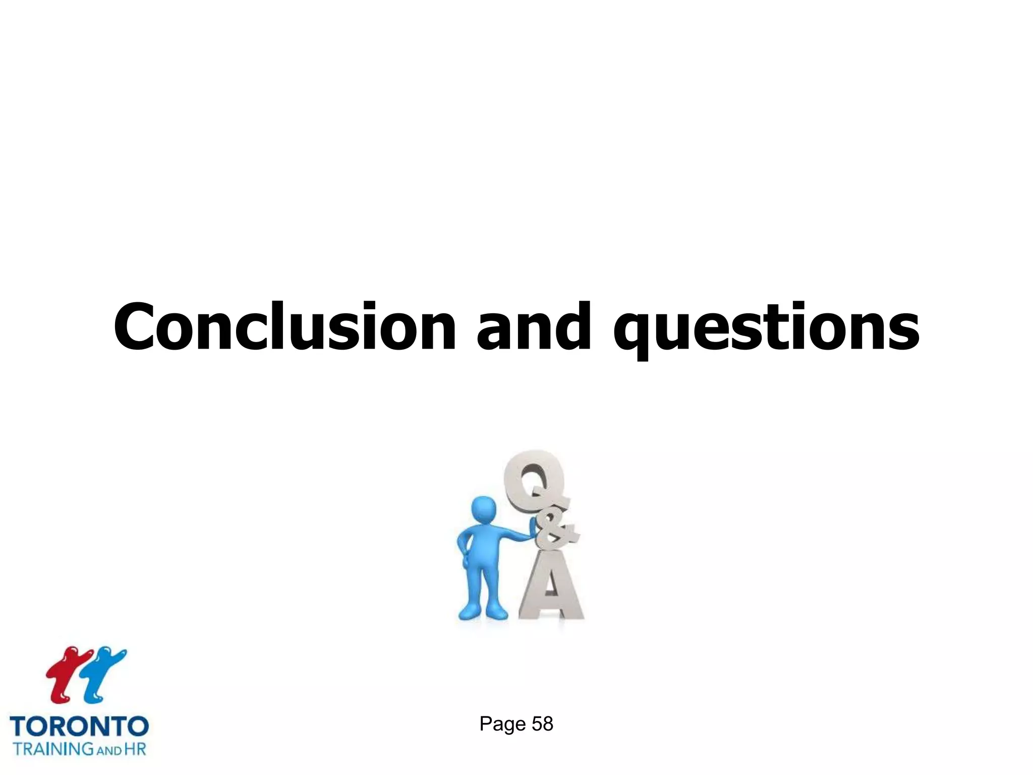 Conclusion and questions




          Page 58
 