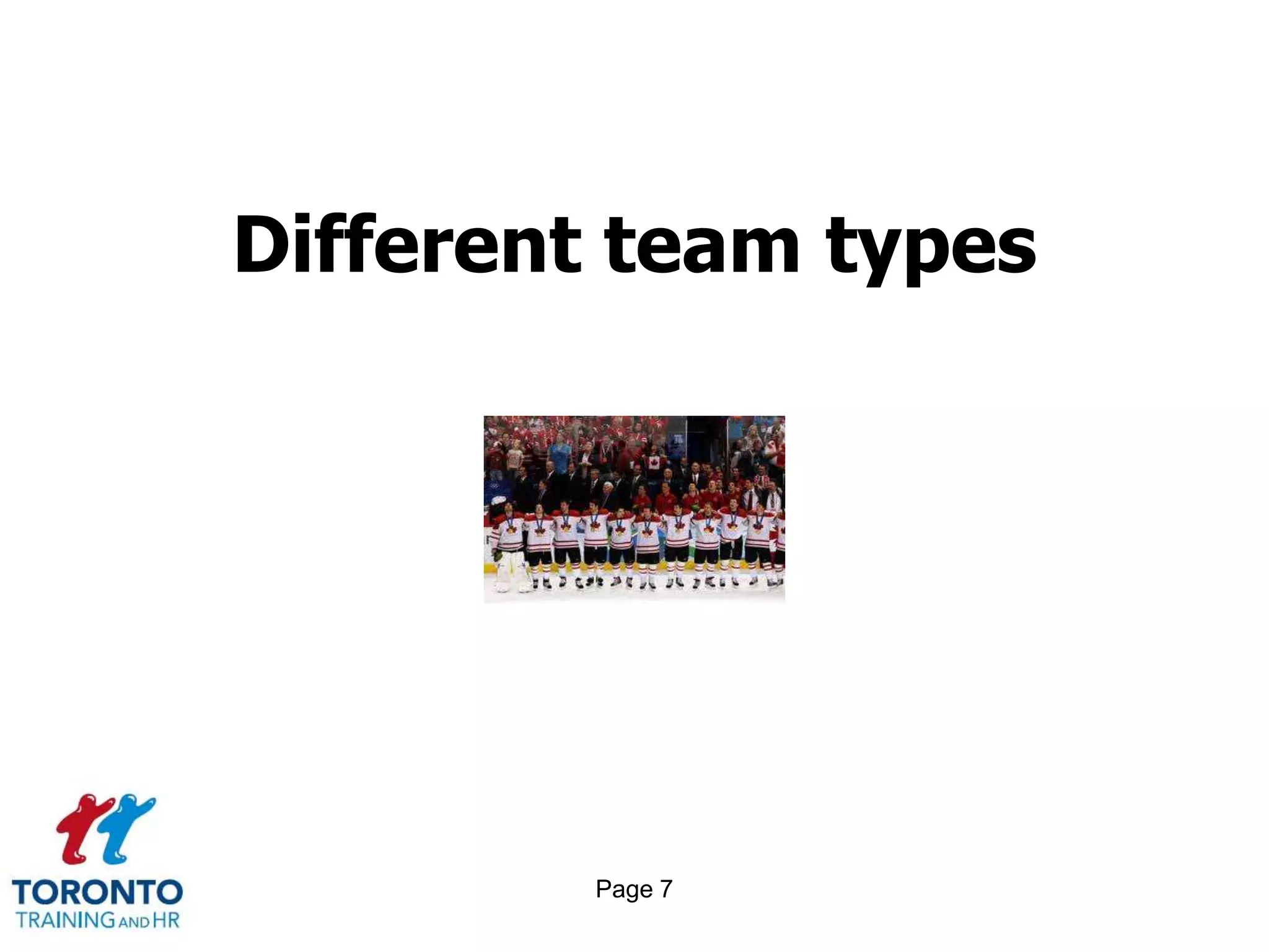 Different team types




         Page 7
 