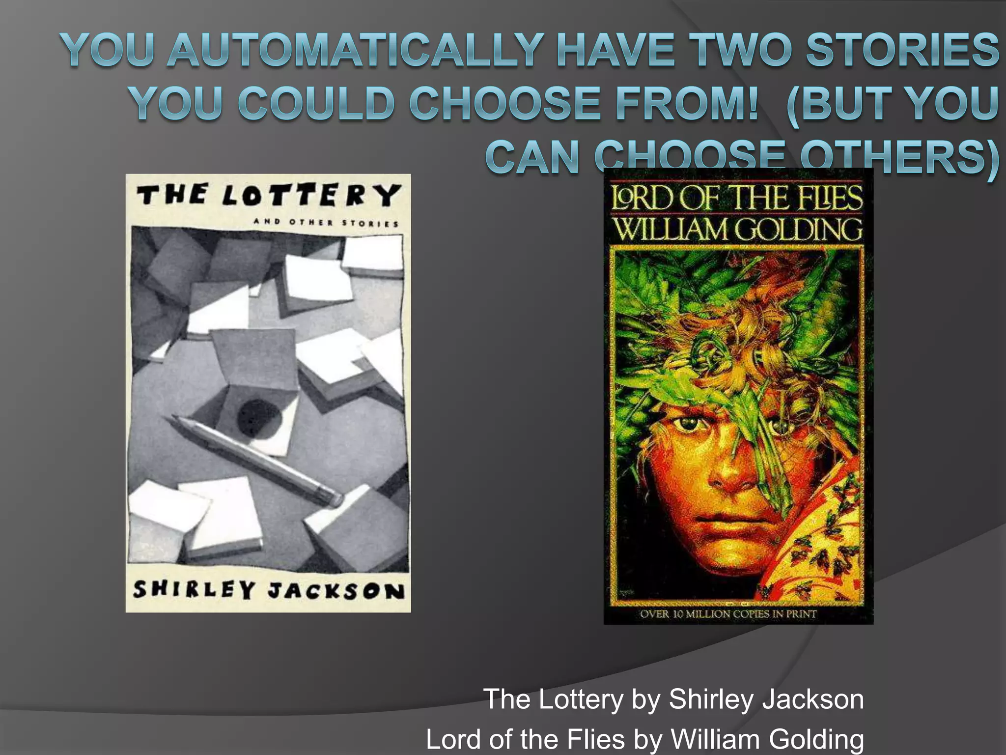 “What if I don’t have any connections to the short story?”