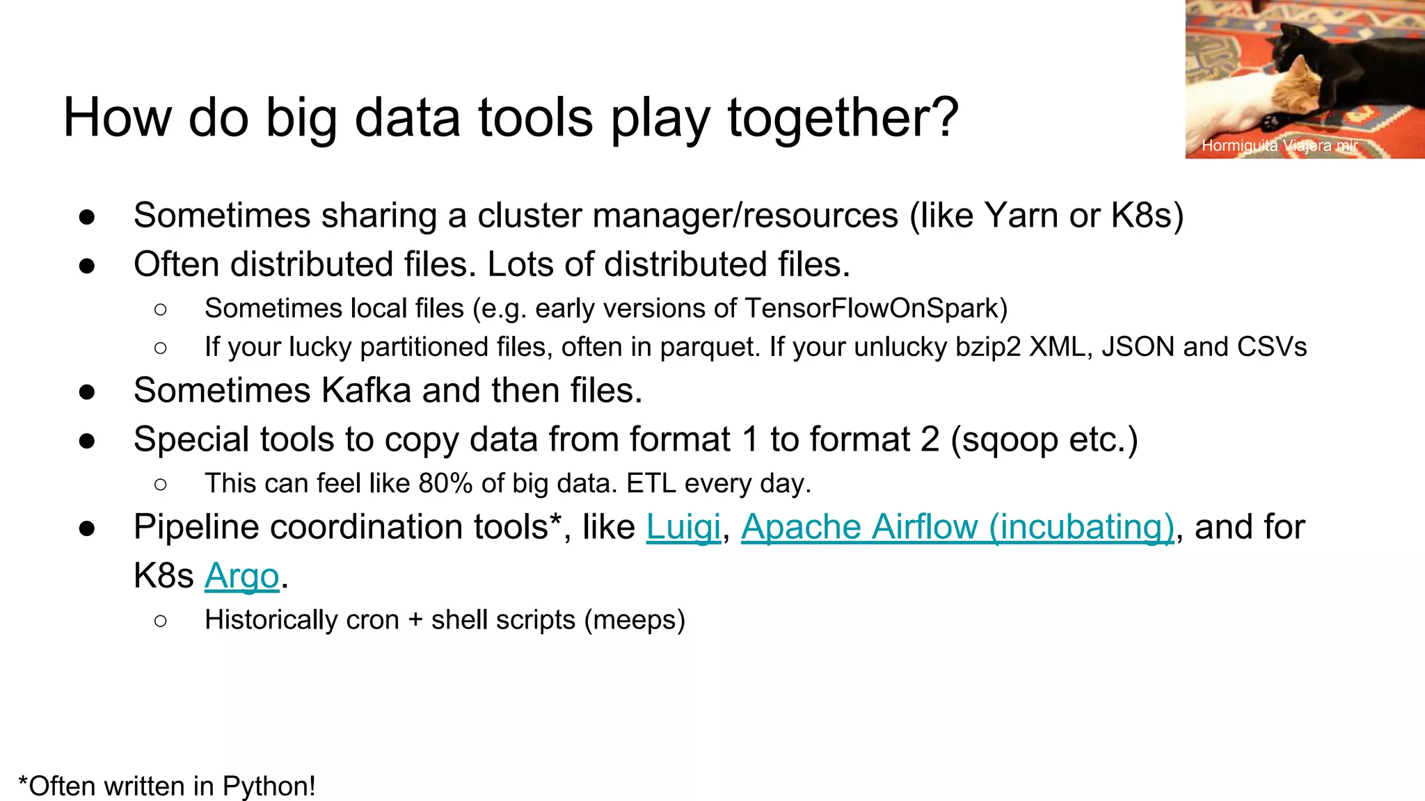 Making the big data ecosystem work together with Python & Apache Arrow ...