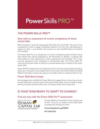Making the Business Case for Soft Skills - Bellevue University | PDF
