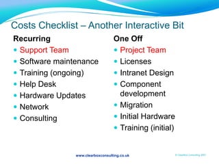 Come the revolution…In a response to accusations in 1987 by a journalist from UK's Financial Times that the pace of development in Bhutan was slow, the King said that "Gross National Happiness is more important than Gross National Product.“ 	– Wikipedia entry on BhutanSee also:Balanced Scorecardwww.svieby.comRoos: “Managing Intellectual Capital in Practice”