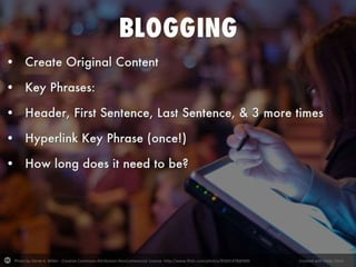 Photo by Derek K. Miller - Creative Commons Attribution-NonCommercial License http://www.flickr.com/photos/95601478@N00 Created with Haiku Deck
 